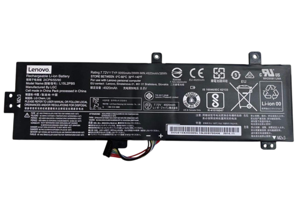 OEM Original L15M2PB5 Battery for Lenovo IdeaPad 310 & 510-15ISK – 39WH | High-Performance Replacement Battery | L15L2PB5, L15L2PB4