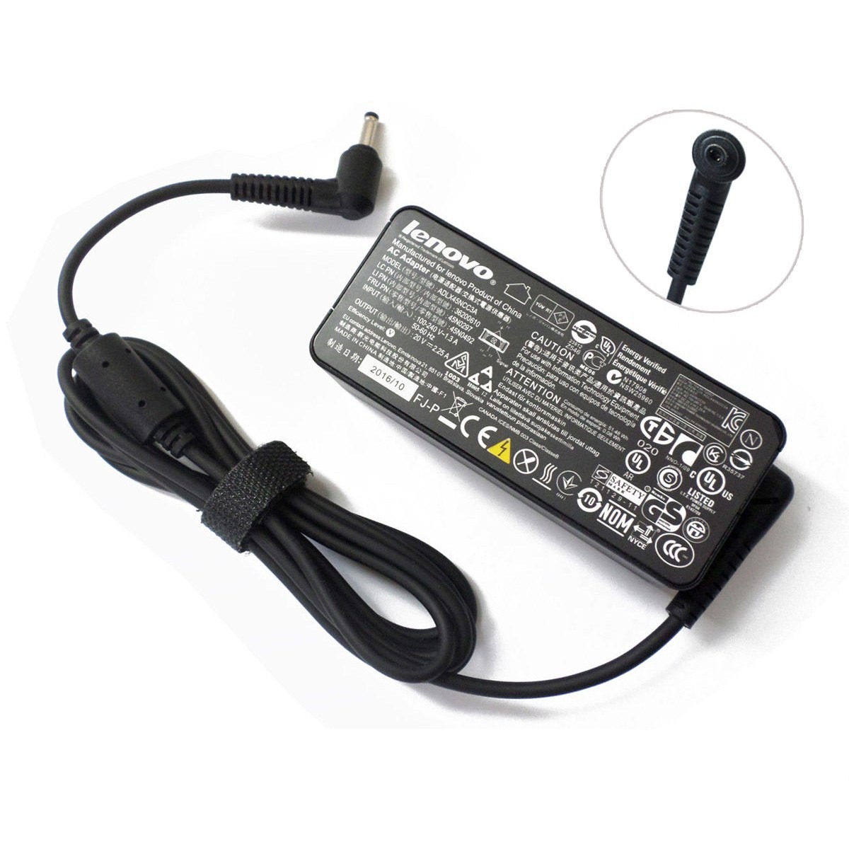 Lenovo 20V 2.25A, 45W (Pin: 4.0 x 1.7 mm) OEM Original Adapter – OEM Brown Box Packed