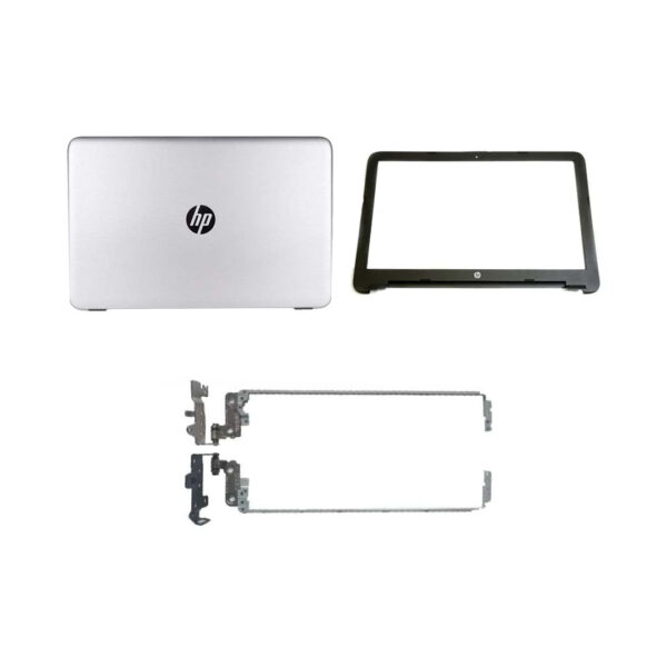 ABH Panel -Silver- (Top Body Part with Hinges) for HP 15-BS Series Laptops (Compatible, OEM Quality, Not Original)