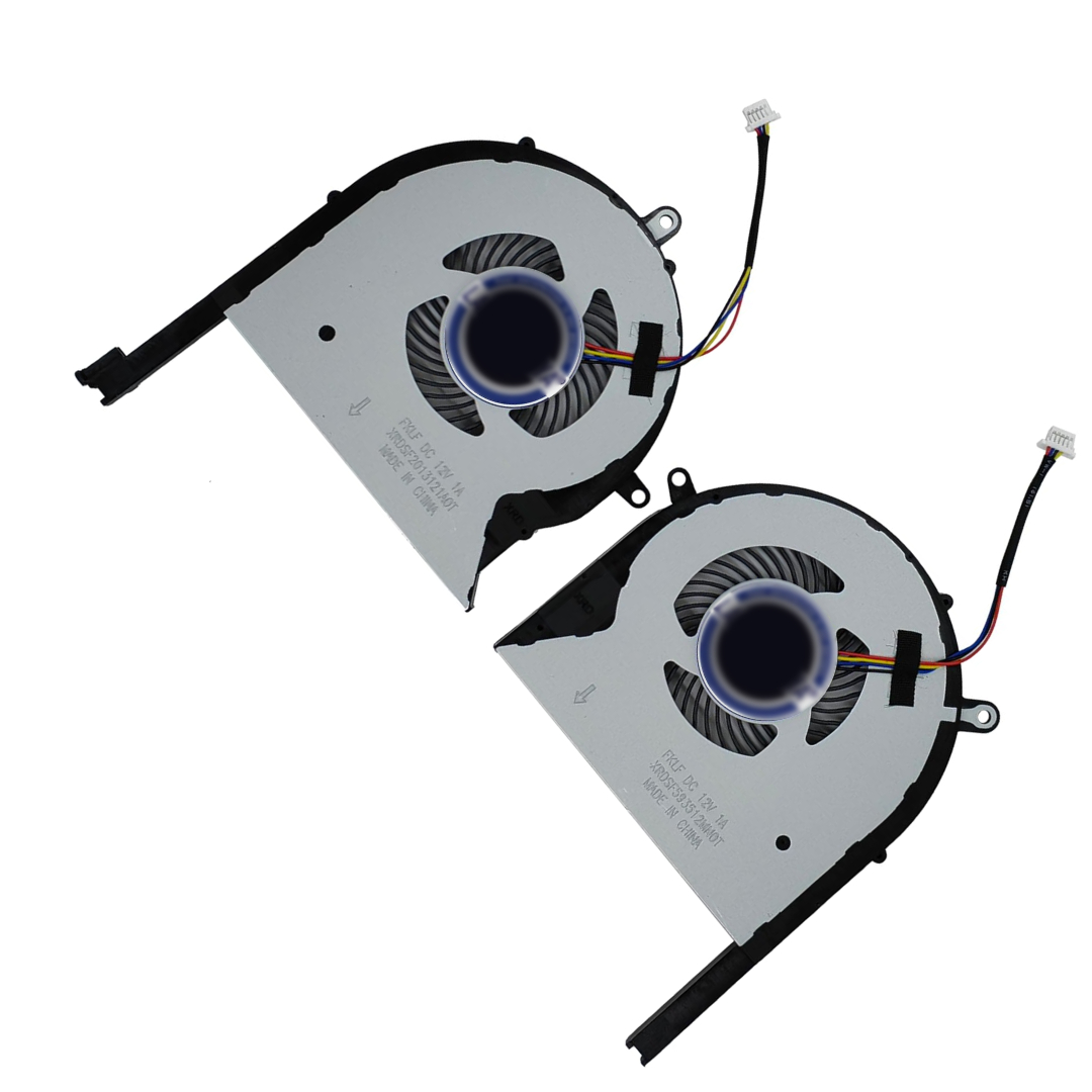 CPU and GPU Cooling Fan Pair for Asus ROG Strix GL503G GL503GE GL703GE Laptops