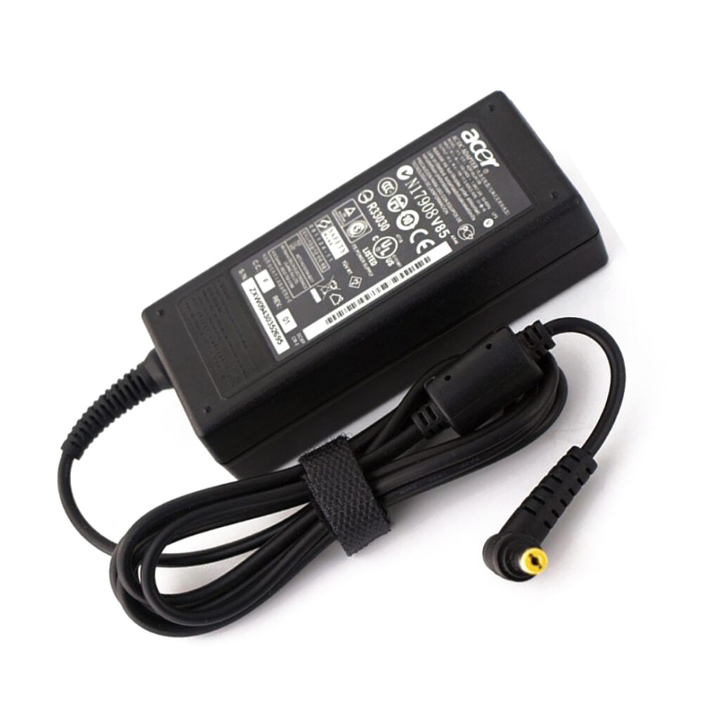 Acer 19V, 3.42A, 65W OEM Original Laptop Adapter (Pin: 5.5x1.7mm Yellow) - OEM brown Box Packed