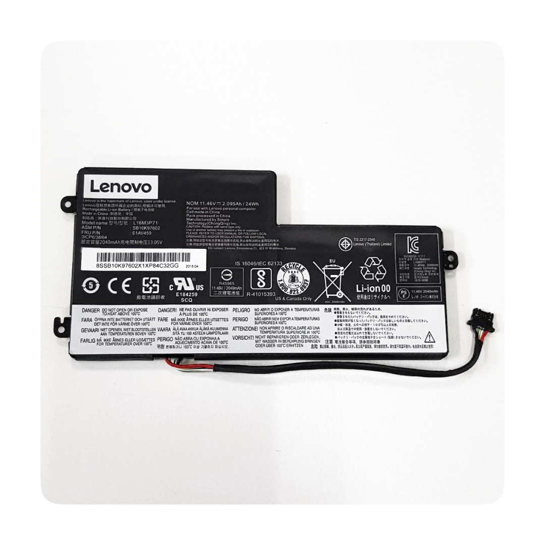 New-Project-2025-02-20T195500.160.jpg Lenovo L16M3P71, 45N1108/45N1109 OEM Original Battery for ThinkPad X240, X250, T440, T540, S440, S540 – 11.1V, 24WH