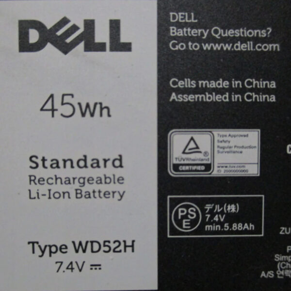 New-Project-2025-06-27T222414.251.jpg OEM Original WD52H Battery for Dell Latitude E7240 / E7250 Laptops - 4 Cell, 45Wh - 100% Reliable Power Solution