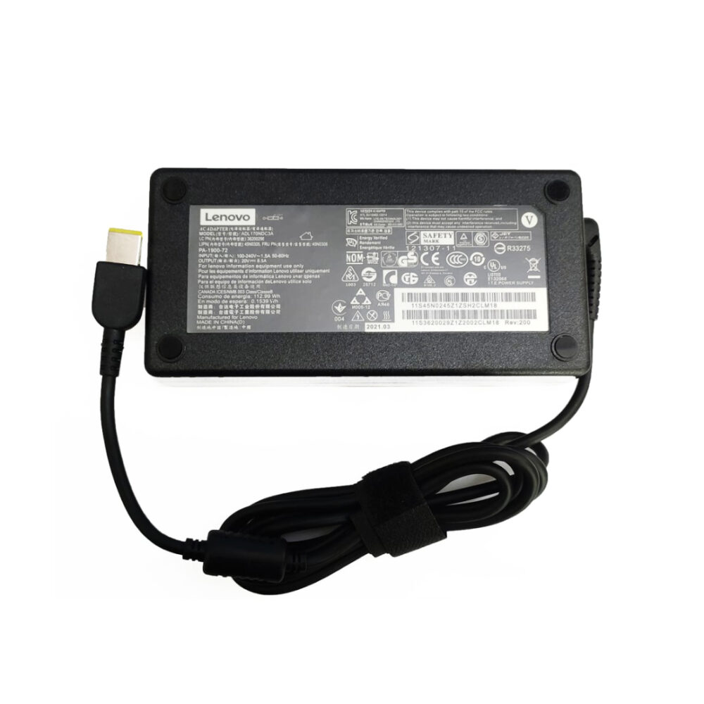 Lenovo 20V 8.5A 170W Laptop Adapter - Lenovo USB Slim Type Pin - for Legion Y700