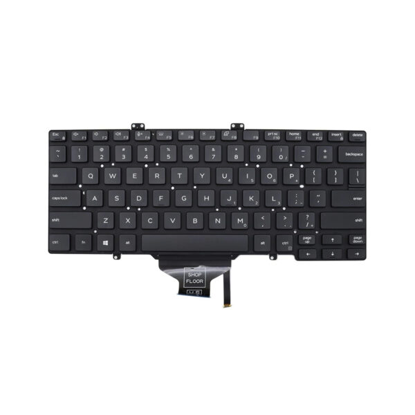Backlit Keyboard for Dell Latitude 7400, 7400 14, 5400, 5401, 5402, 7410, L3400 Series - No Joystick