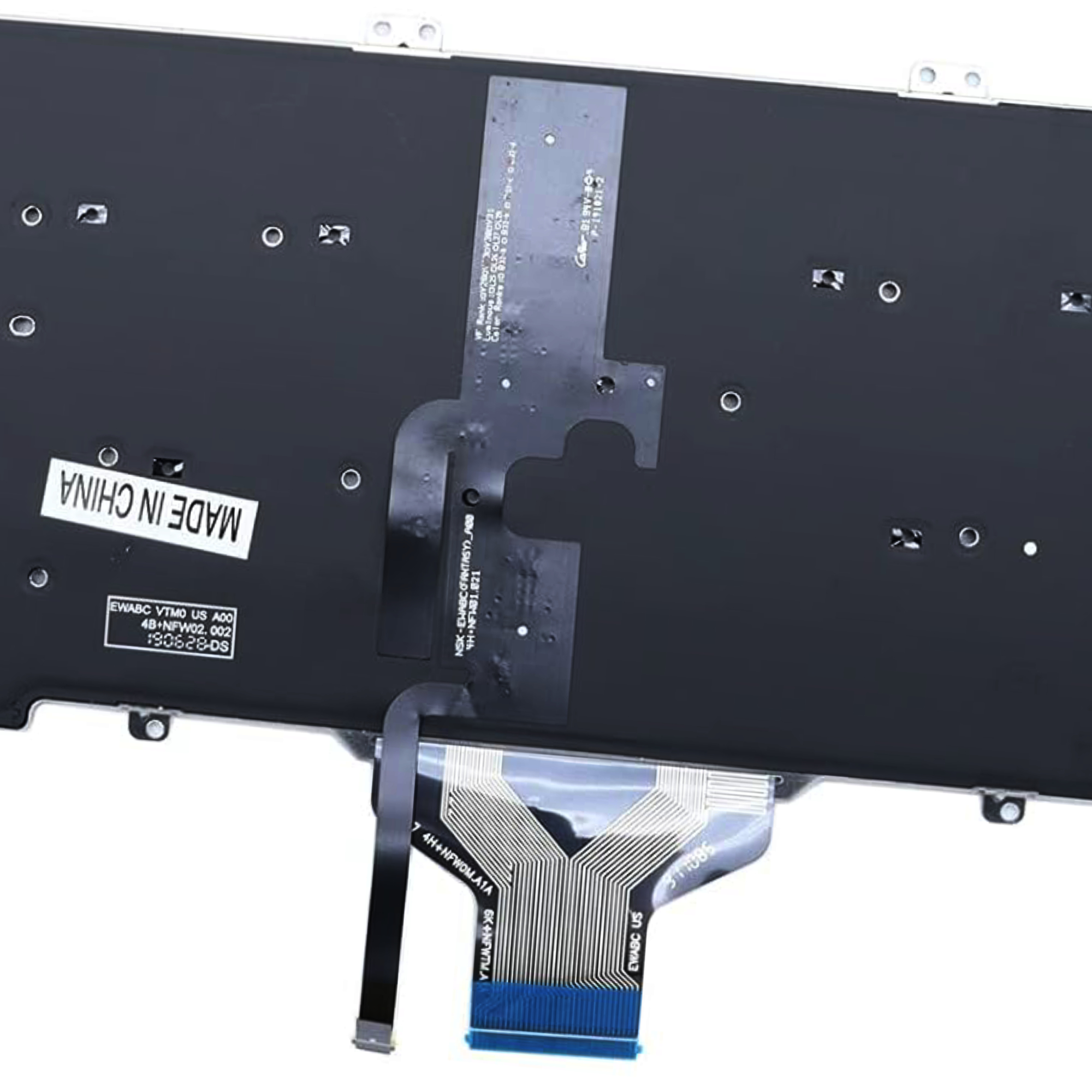 Backlit Keyboard for Dell Latitude 7400, 7400 14, 5400, 5401, 5402, 7410, L3400 Series - No Joystick