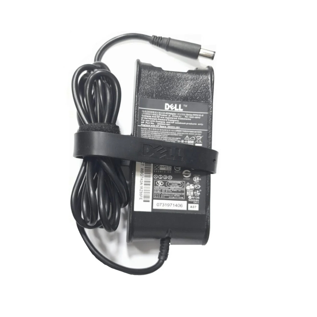 Dell 19.5V 4.62A 90W BIG-PIN (7.4x5.0mm) OEM Original Adapter – Brown Box Packed