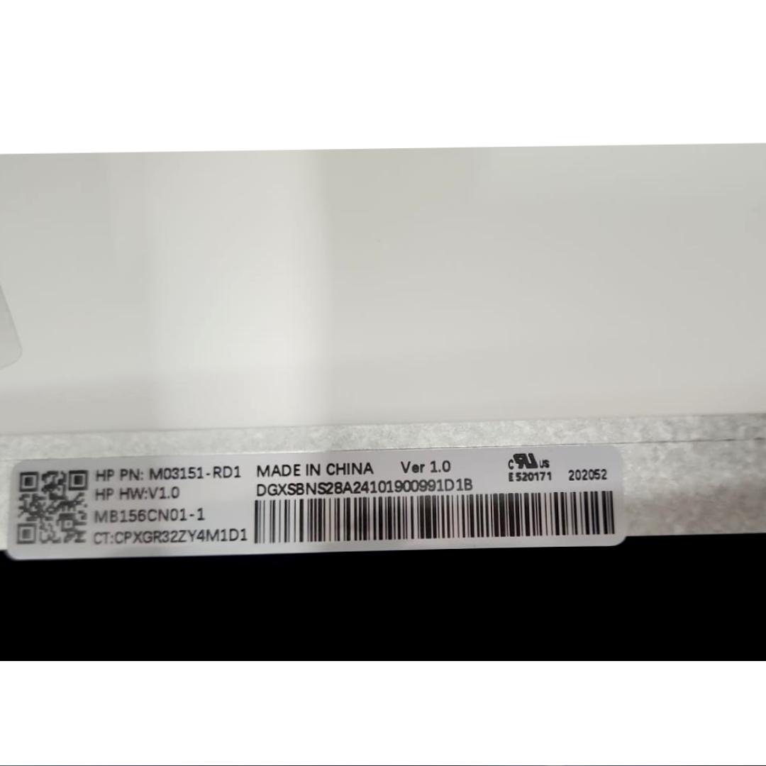 HKC MB156CN01-1 15.6 Inch 30 Pin 2 Lane eDP IPS Screen – No Bracket