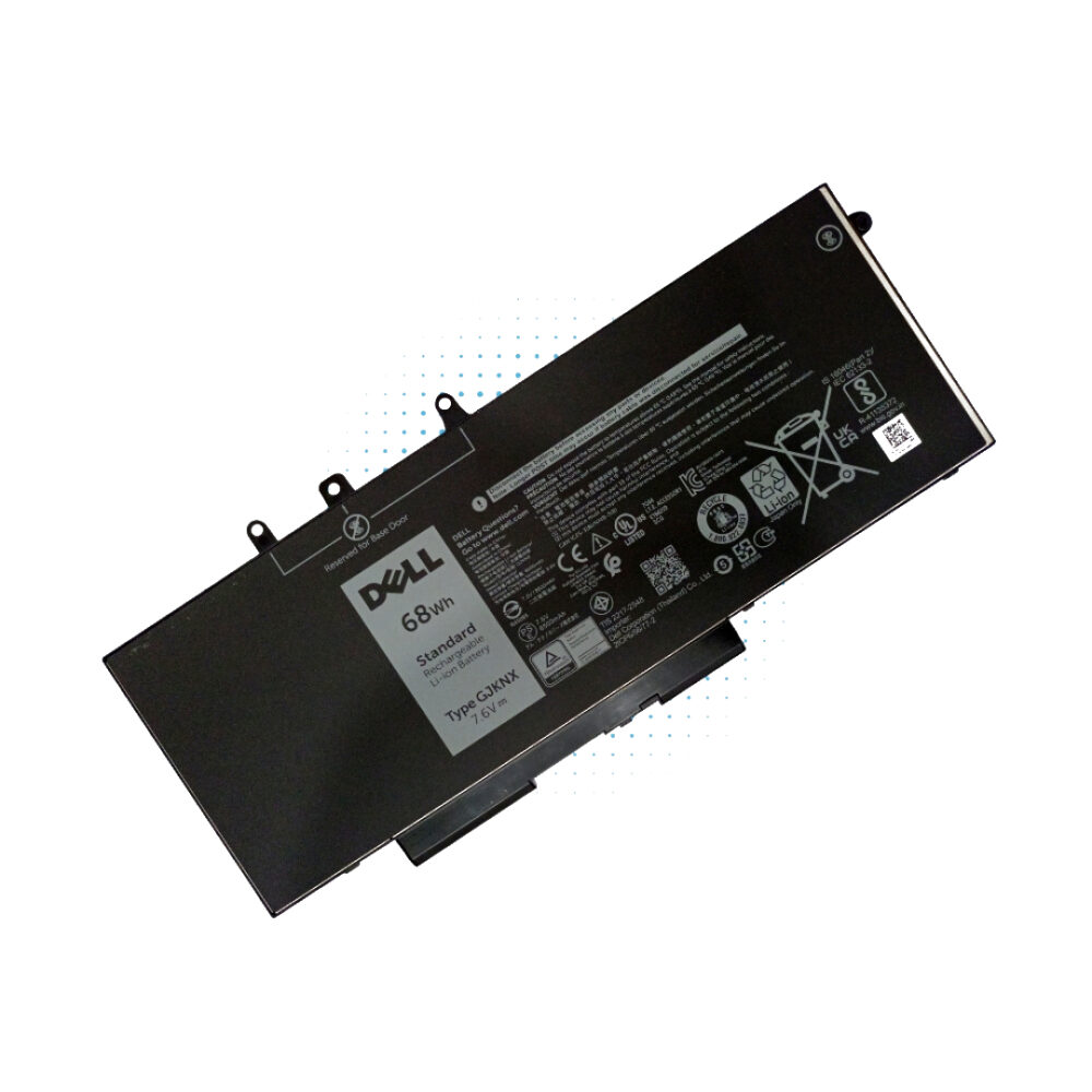 OEM Original GJKNX Battery for Dell Latitude 15 5580, 5480, 5280, M3520 & M3530 – Reliable 68Wh Power Solution