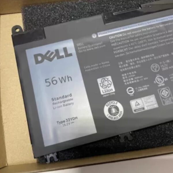 Dell 33YDH Original Battery for Dell Inspiron 15-7577 & Dell Vostro 15-7570 Laptops - Brand Original Unit