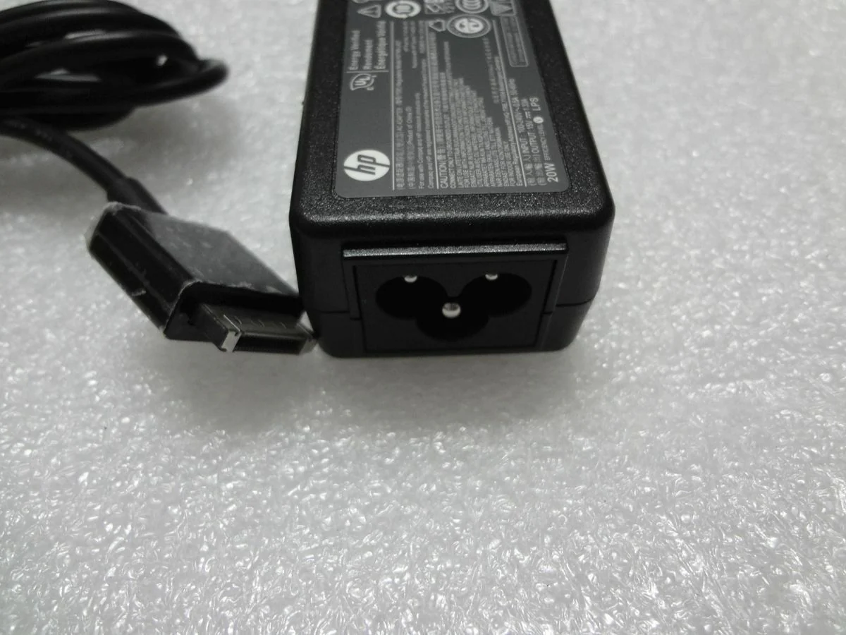 HP 15V 1.33A HSTNN-LA37 20W ENVY x2 11- G003TU TPN-P104 Adapter, Flat Pin (Original OEM Loose Unit)