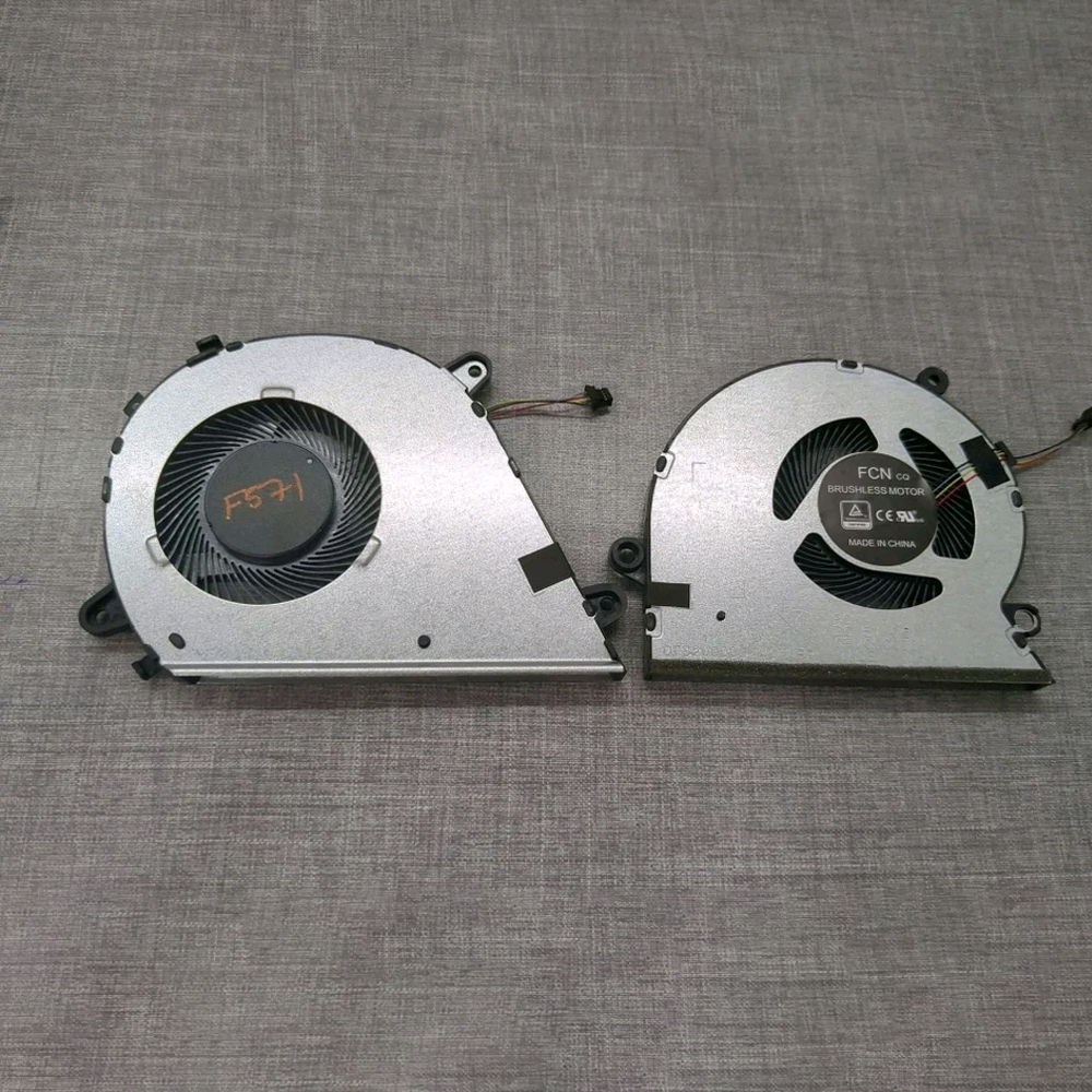 Fan pair for FAN For ASUS VivoBook F571, F571L, X571F -  CPU & GPU Cooling Fan pair